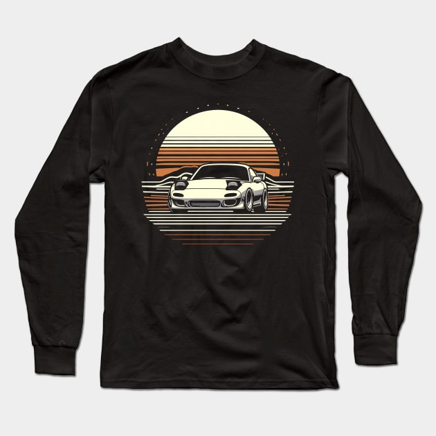 Mazda rx7 Long Sleeve T-Shirt by TaevasDesign